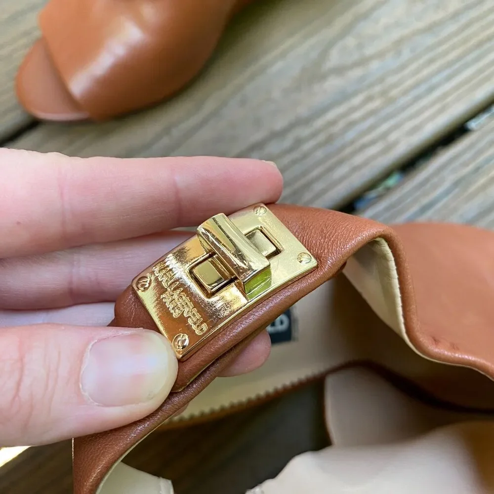Karl Lagerfeld Rowa Wedge Sandals Woman's 10 Color‎ Conac